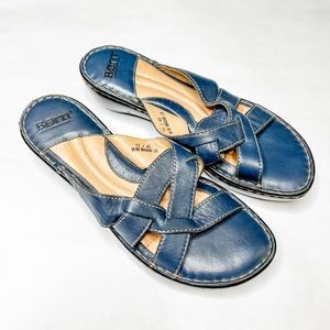 BORN | Women's Blue Strappy Sandals Size 11